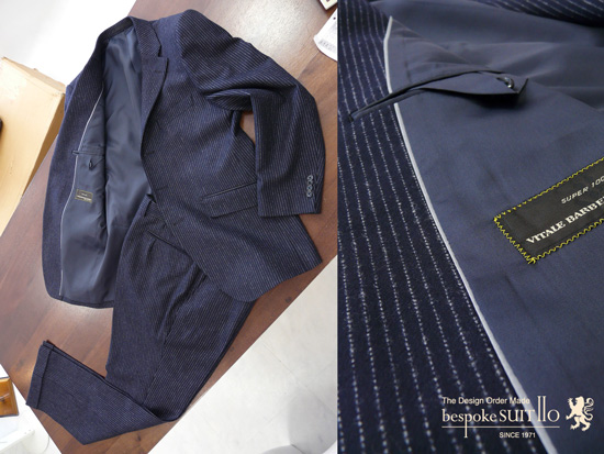 ★VITALE BARBERIS CANINICO”のスーパー100'sのフランネル