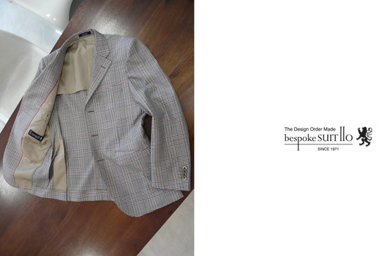 ★SCABAL グレンチェックジャケ　八幡西区_Ｄ様