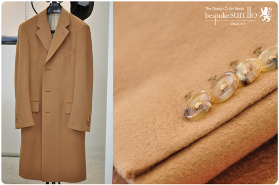 ★カシミア100％オーダー Chester Field Coat 八幡西区_Ｍ様