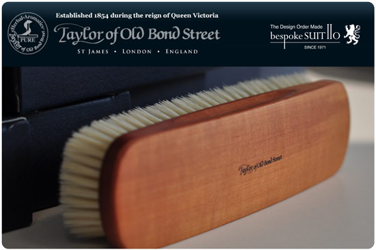 ★Taylor of Old Bond Streetの高級洋服ブラシ