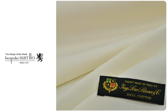 LORO PIANA / 100%cotton 460/480gm