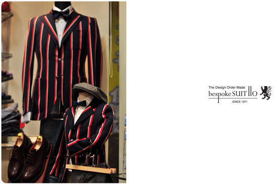 ★スクール（ブレザー）ストライプ　ABRAHAM MOON / BLAZER STRIPE<br />
