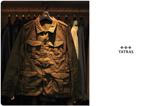 ★TATRAS MILITARY JACKET MTA12S4124/HERIOPSIS<br />
