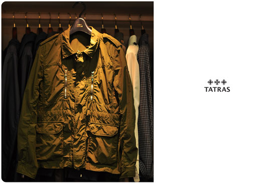 ★TATRAS MILITARY JACKET MTA12S4123/HELIANTHOS<br />
