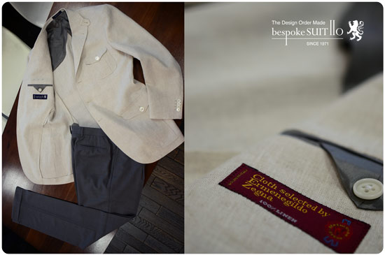 ★サファリジャケット　Ermenegildo Zegna<br />
