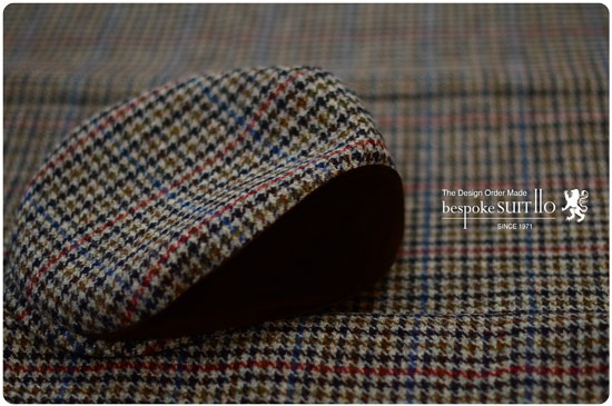 ★HarrisTweedでハンチングのオーダー<br />
