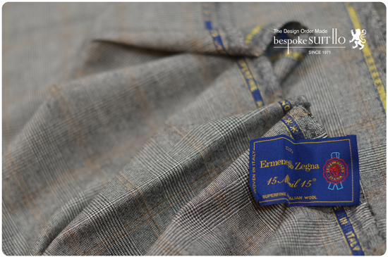 ★Prince of wales Check Ermenegildo Zegna / 15 mil mil 15 　<br />
