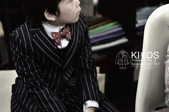 ★FRONTIRE / HARRISONS OF EDINBURGH  kids SUITS 福岡市_Ｋ様　<br />

