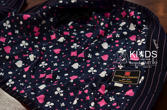 ★FRONTIRE / HARRISONS OF EDINBURGH  kids SUITS 福岡市_Ｋ様　<br />
