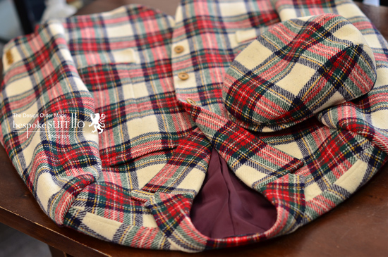 ★Dress Stewart Harris Tweed オーダーハンチング　福岡県_中間市_Ｏ様