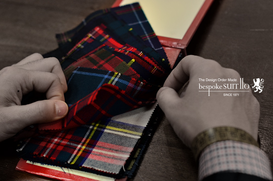 ★tartan check suits（タータンチェックスーツ）ブラウンウォッチ