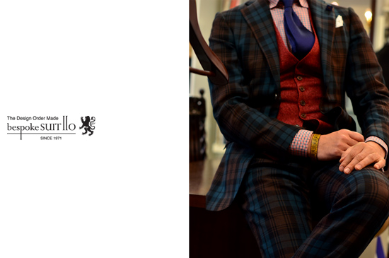 ★tartan check suits（タータンチェックスーツ）ブラウンウォッチ