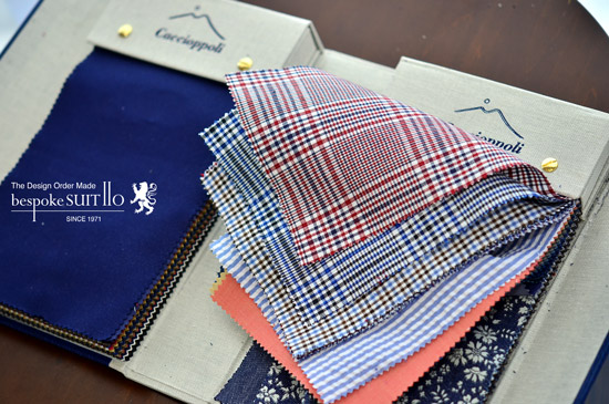 Caccioppoli（カチョッポリ）No,3403 Special Cotton（スペシャル コットン）bespoke SUIT110