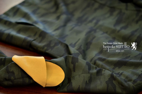 カモフラ（迷彩）ジャケット bespoke SUIT110