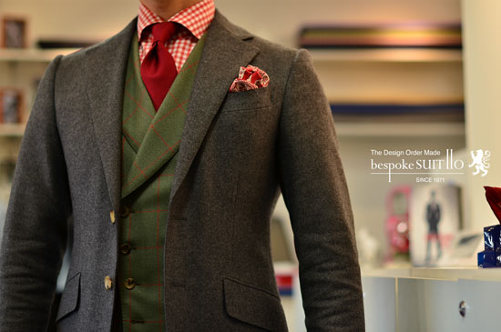 ダブル ウエストコート bespokeSUIT110