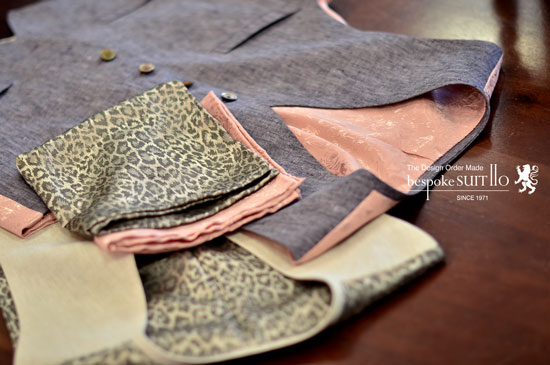 ジレ　オッド　ベスト　ウエストコート　HARRISONS OF EDINBURGH / MERSOLAIR bespokeSUIT110