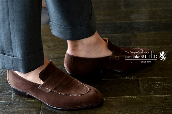 SPIGOLA（スピーゴラ）の贅沢スリッポン 福岡県_若松区_Ｎ様 bespokeSUIT110