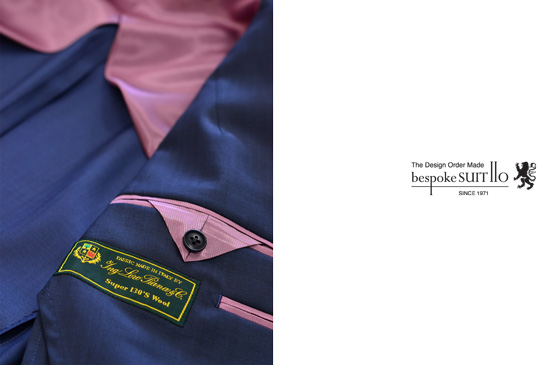 Loro Piana（ロロピアーナ）ブルーグレイスーツ super130's bespokeSUIT110