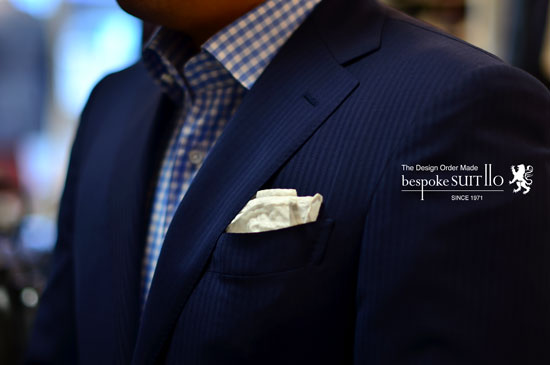 BIELLESI 淡色ネイビースーツ　福岡県_八幡西区_Ｙ様　 bespokeSUIT110