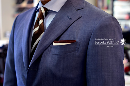 ARISTON（アリストン） ヴァージンウール　スーツ 福岡県_八幡西区_Ｋ様 bespokeSUIT110
