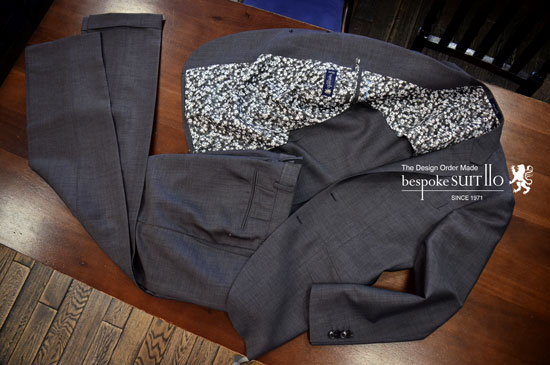 William Halstead ウイリアム・ハルステッド モヘアスーツ 福岡県_八幡西区_N様  bespokeSUIT110