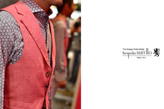 angelico　リネン ジレ 福岡県_八幡西区_Ｉ様　bespokeSUIT110