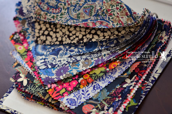 LIBERTY リバティプリント　bespokeSUIT110