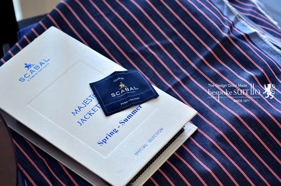 SCABAL MAJESTIC JACKETINGS　bespokeSUIT110