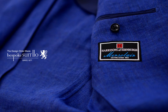 HARRISONS OF EDINBURGH / MERSOLAIRメルソレア　LARUSMIANIラルスミアーニ　bespokeSUIT110