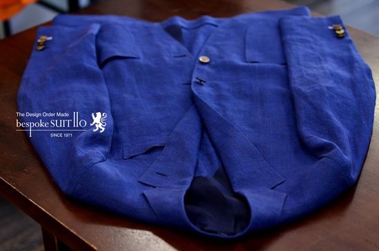 HARRISONS OF EDINBURGH / MERSOLAIRメルソレア　LARUSMIANIラルスミアーニ　bespokeSUIT110