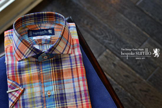 Madras Check　マドラスチェック　bespokeSUIT110