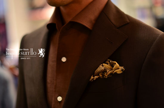 オーダーリネンシャツ　CANCLINIカンクリーニ　bespokeSUIT110