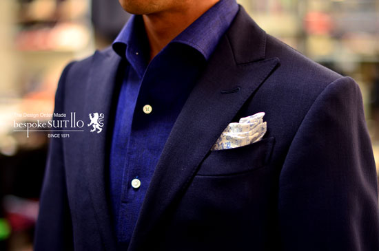 オーダーリネンシャツ　CANCLINIカンクリーニ　bespokeSUIT110