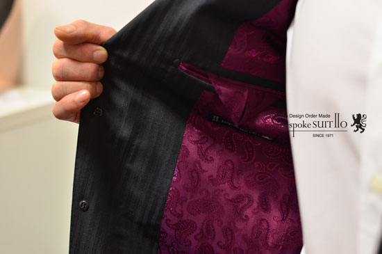 LEAR BROWNE & DUNSFORD　ミシュランガイド 濱善　福岡県_八幡西区_H様 bespokeSUIT110