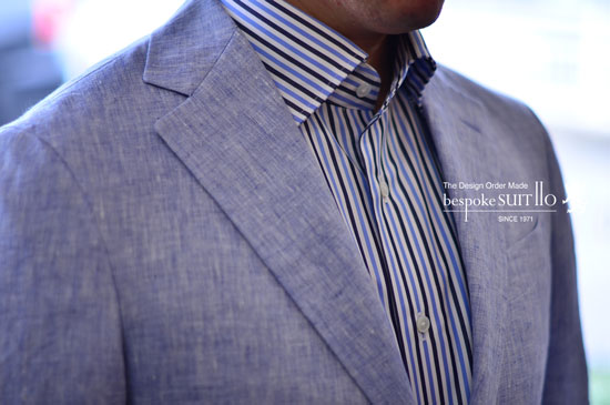 ANGELICO（アンジェリコ）linen リネンジャケット bespokeSUIT110