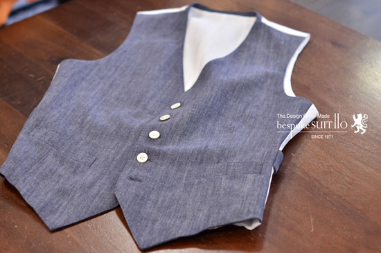 Caccioppoli（カチョッポリ）オッドベスト 福岡県_八幡西区_Y様　 bespokeSUIT110