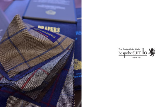 ★（ドラッパーズ） DRAPERS No.59 LADY SANFELICE & FLANNELS（レディー サンフェリーチェ アンド フランネルズ） bespokeSUIT110