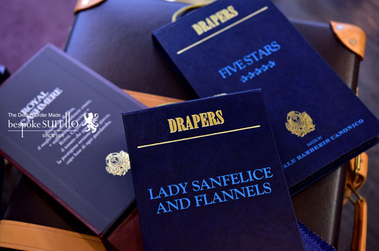 ★（ドラッパーズ） DRAPERS No.59 LADY SANFELICE & FLANNELS（レディー サンフェリーチェ アンド フランネルズ） bespokeSUIT110