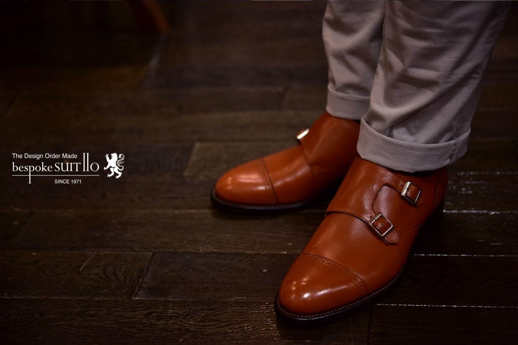 宮城興業,bespokeSUIT110,Double Monk Strap,ダブルモンク,福岡,オーダー靴,