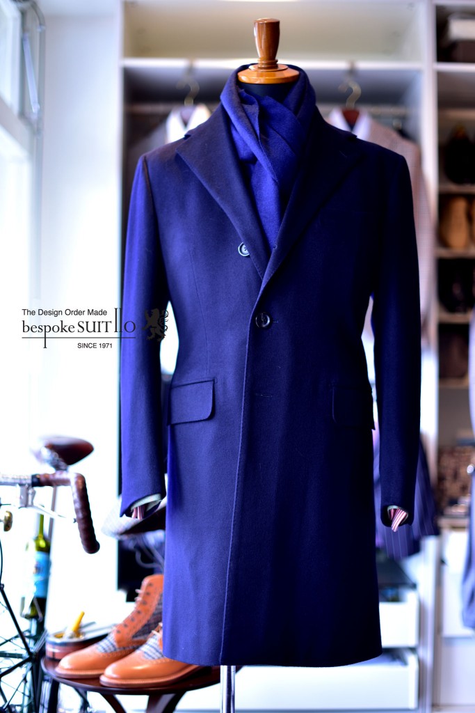 フォックスファー,FOXfur,チェスターフィールドコート,Chesterfield coat,オーダーコート,ビスポーク・スーツ１１０,bespokeSUIT110,