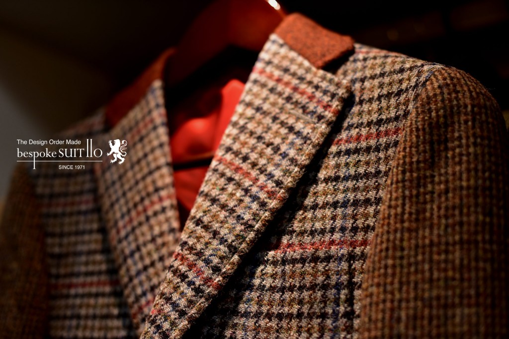 Harris Tweed,ハリスツイード,クレイジーパターン,Crazy jacket,bespokeSUIT110,福岡,オーダージャケット,