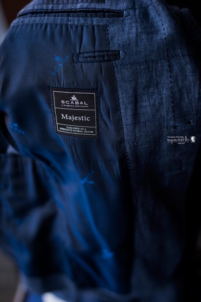 SCABAL（スキャバル）MAJESTIC（マジェスティック）インディゴリネンスーツ,SCABAL,スキャバル,MAJESTIC,マジェスティック,インディゴリネンスーツ,,,,リネン,リネンジャケット,ダブルベスト,ジャケパンスタイル,ダブルベスト,コットンパンツ,トラマロッサ,オーダージャケット,オーダースーツ,背広,誂え,仕立,紳士,福岡,黒崎,小倉,北九州,八幡西区,ビスポークスーツ１１０,bespokeSUIT110,bespokeSUITIIO,