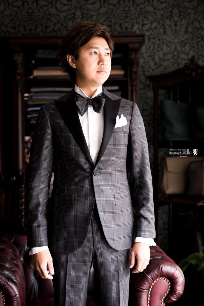 チェックスーツ,darrowdale,ダローデール,タキシード,dinnerjacket,デナージャケット,tuxedo,ボウタイ,bowtie,オーダースーツ,オーダーシャツ,挙式,福岡花嫁,日本中の花嫁さんと繋がりたい,福岡のプレ花嫁と繋がりたい,プレ花嫁,結婚式コーデ,ゼクシィ,ブライダル,2018秋婚,menscoordinate,メンズコーディネート,mensfashion,メンズファッション,着こなし,福岡ファション,ブライダル,お洒落さんと繋がりたい,オーダースーツ,ordersuits,ドレスシャツ,オーダースーツ,オーダージャケット,orderJacket,オーダーベスト,oedervest,ビスポーク,bespoke,三ケ森,jhp,instagood,instadiary,instalike,instamood,instalove,instafollow,instapic,instaphoto,オーダージャケット,オーダーシャツ,オーダースーツ,背広,誂え,仕立,紳士,福岡,黒崎,小倉,北九州,八幡西区,ビスポークスーツ１１０,bespokeSUIT110,bespokeSUITIIO,suits,suitstil,Suitsstyle,mensstyl,