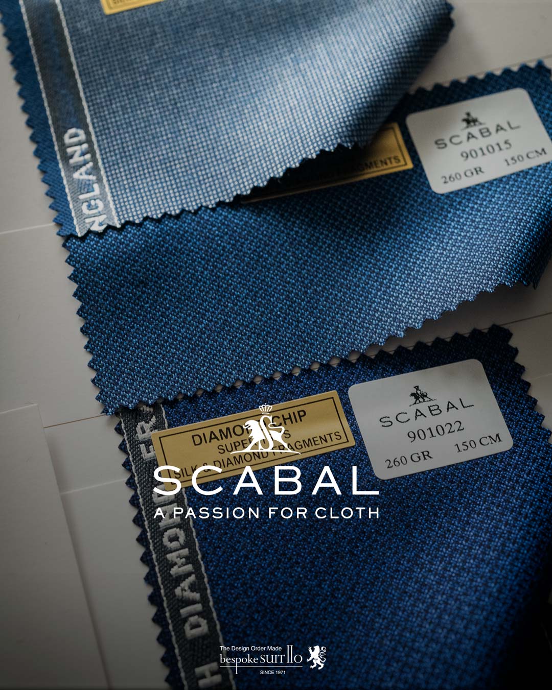 SCABAL（スキャバル）より期間限定で最高峰のコレクション３種が勢ぞろいしました。,生地になんと“ダイヤモンド”を散りばめたその名もDIAMOND CHIP（ダイヤモンド チップ）・スーパー200'sのライトウエイトNOBLE PHANTOM（ノーブル ファントム）・ウーステッドカシミア100%スーツ生地ULTRA CARESSE（ウルトラ カレス）の全20色以上をご用意しております。,このコレクションが取り扱いできるお店は数少ないと思います。是非この機会にご体感くださいませ。,DIAMOND CHIP（ダイヤモンド チップ）,SUPER150's SILK & DAIMOND FRAGMENTS,260gms,NOBLE PHANTOM（ノーブル ファントム）,SUPER200's,200gms,ULTRA CARESSE（ウルトラ カレス）,CASHMERE100%,230gms,厳選された最高級のウーステッドカシミア（スパンカシミア）100％使用した究極のカシミアスーツを是非ご体感ください。,福岡県北九州のオーダースーツ専門店,bespokeSUIT110 