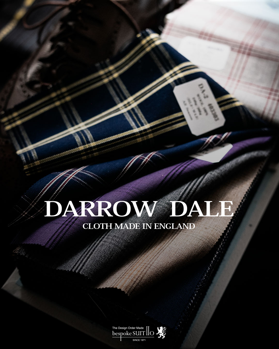 NEW2024春夏入荷しました。DARROW DALE（ダローデール）,CLOTH MADE IN ENGLAND,2024 SPRING / SUMMER / ALL SEASON